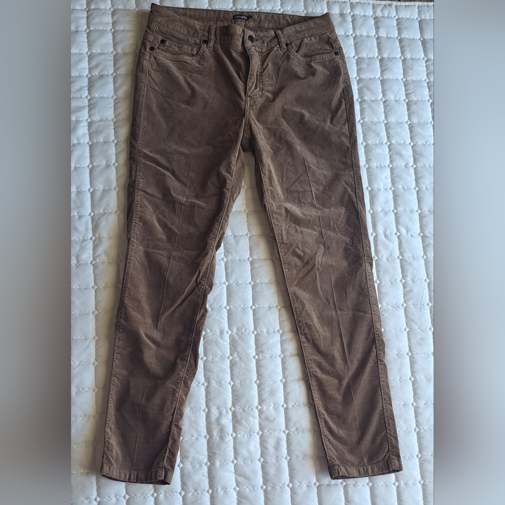 J.mclaughlin light brown velvet pants size 6